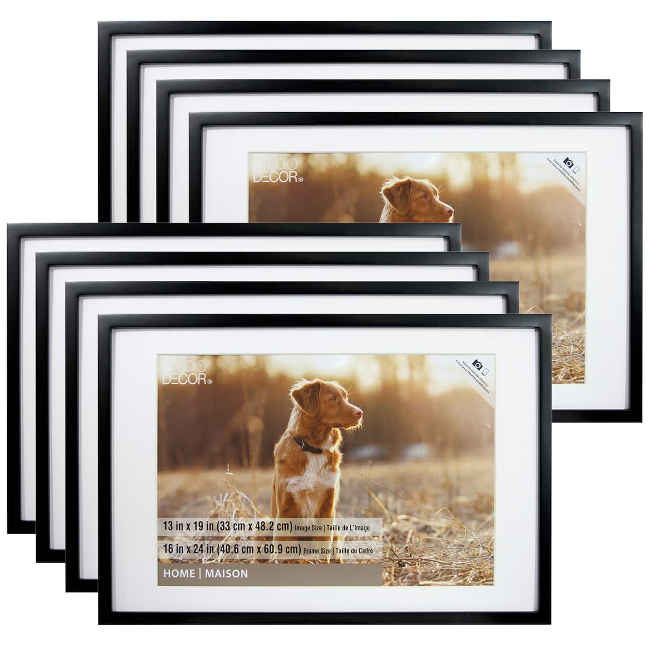 8 Pack: Home Black Tyler Frame by Studio Décor®